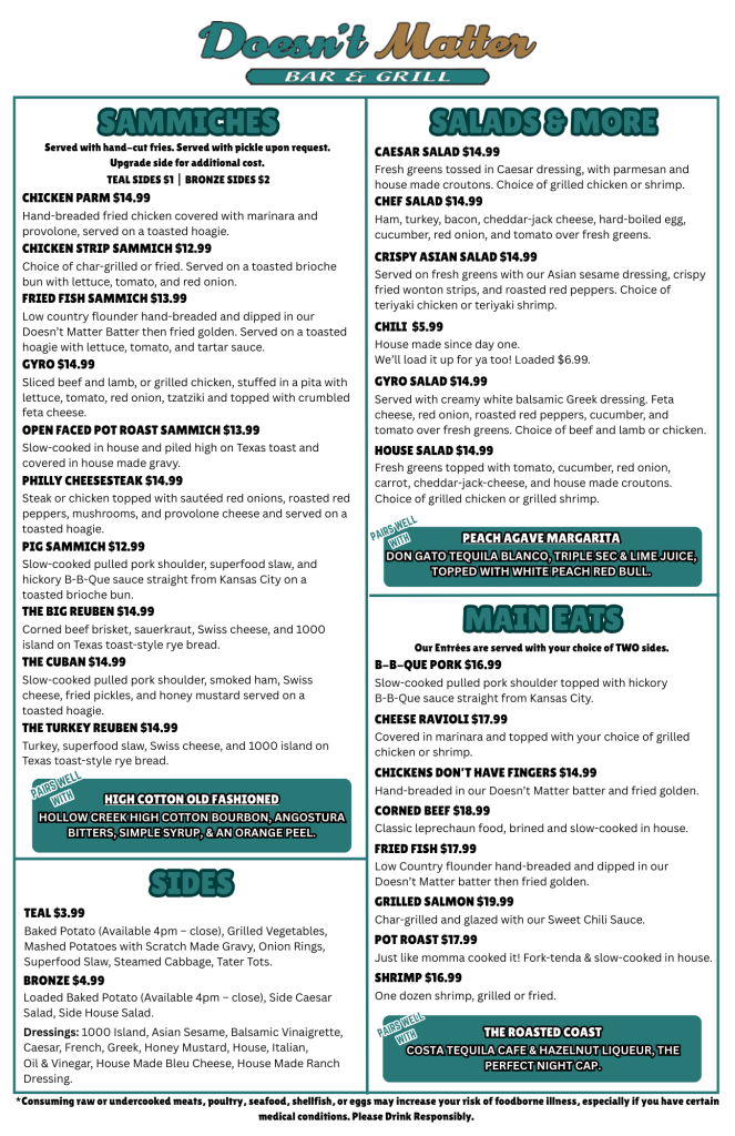 menu 3/18/2026 side 2